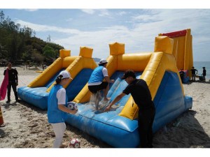 Nhà hơi nhà phao leo dốc bơm hơi -001b
